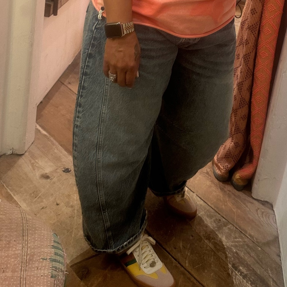 Free People We The Free Good Luck Barrel Jeans